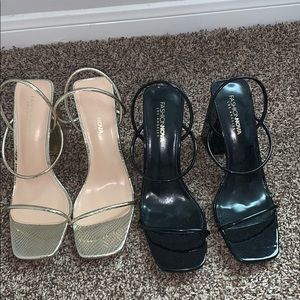 2 Brand new fashion nova thick heel